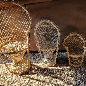 Handcrafted Woven Basket Set - Natural Brown